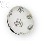 Insalatiera cm 27 Botanic Garden, ciotola in ceramica con decorazione floreale