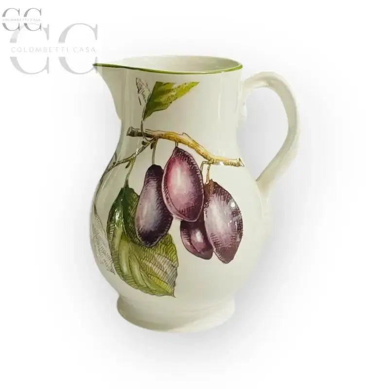 Lattiera Cascara porcellana Villeroy&Boch con decorazione a prugna su ceramica