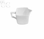 Lattiera Vela bianco porcellana Richard Ginori con manico, elegante per tazze e tazzine