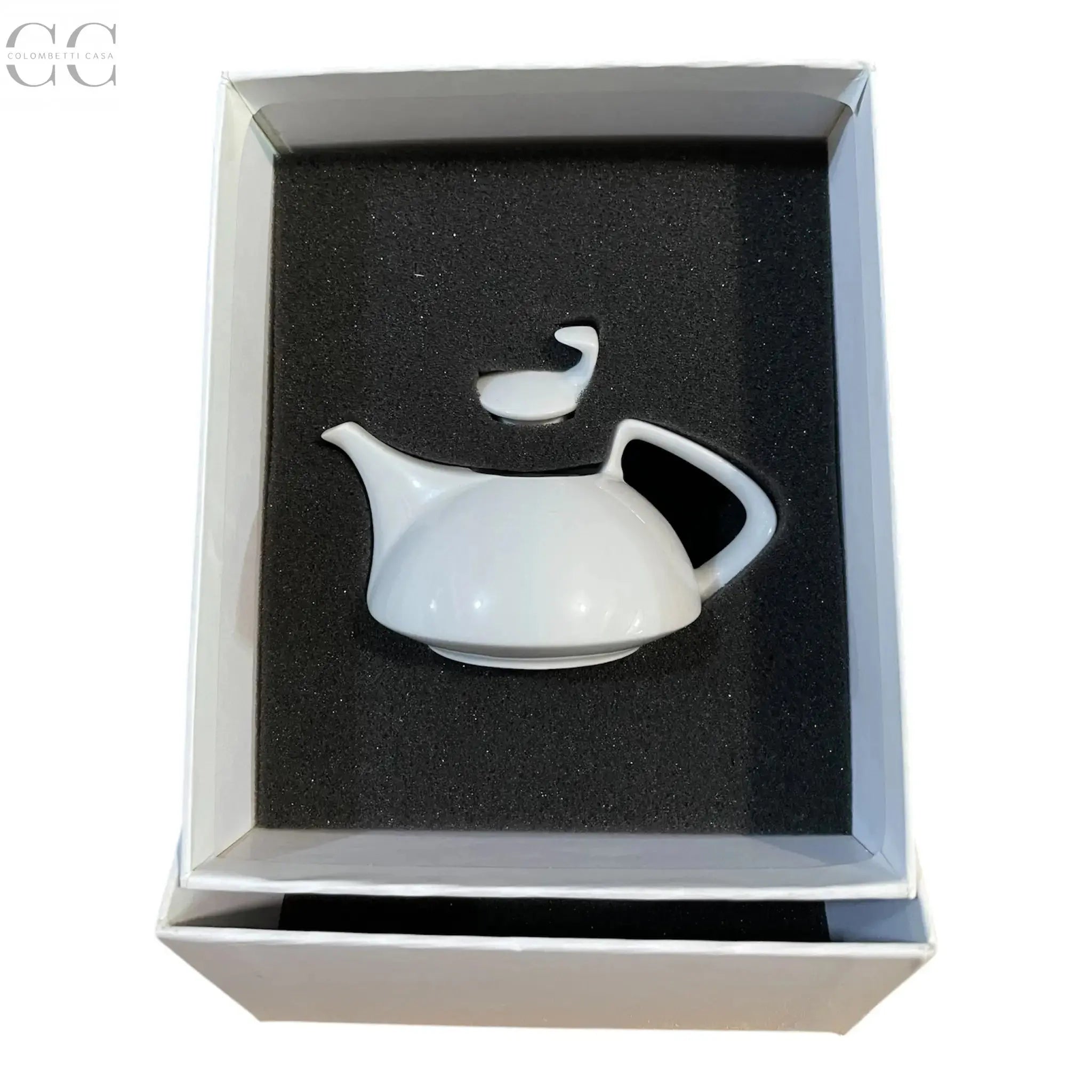 Miniatura teiera Tac Gropius porcellana Rosenthal Colombetti Casa