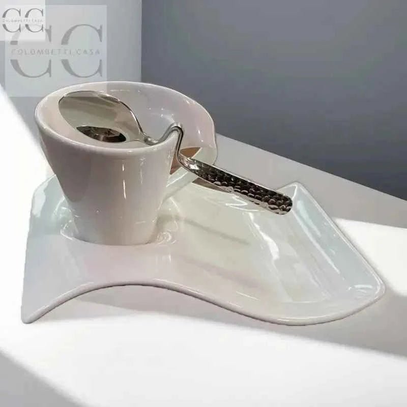 New Wave tazzina da caffè Bianca con cucchiaino Villeroy&Boch
