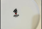 Piatti set 18 pezzi foglie multicolor porcellana bone china