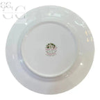 Piattino dessert Royal Albert Dicembre fiori del mese in elegante ceramica bianca