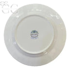 Piattino dessert Royal Albert Luglio fiori del mese su piatto di porcellana bianca