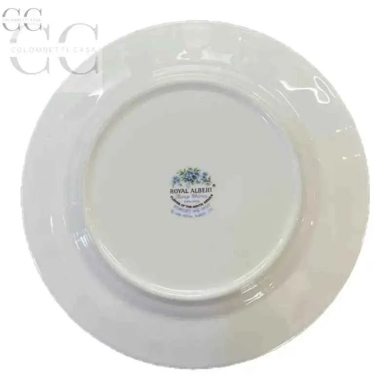 Piattino dessert Royal Albert Luglio fiori del mese