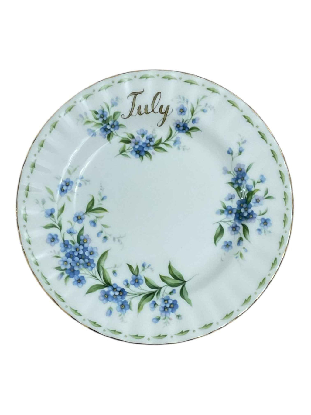Piattino dessert Royal Albert Luglio fiori del mese