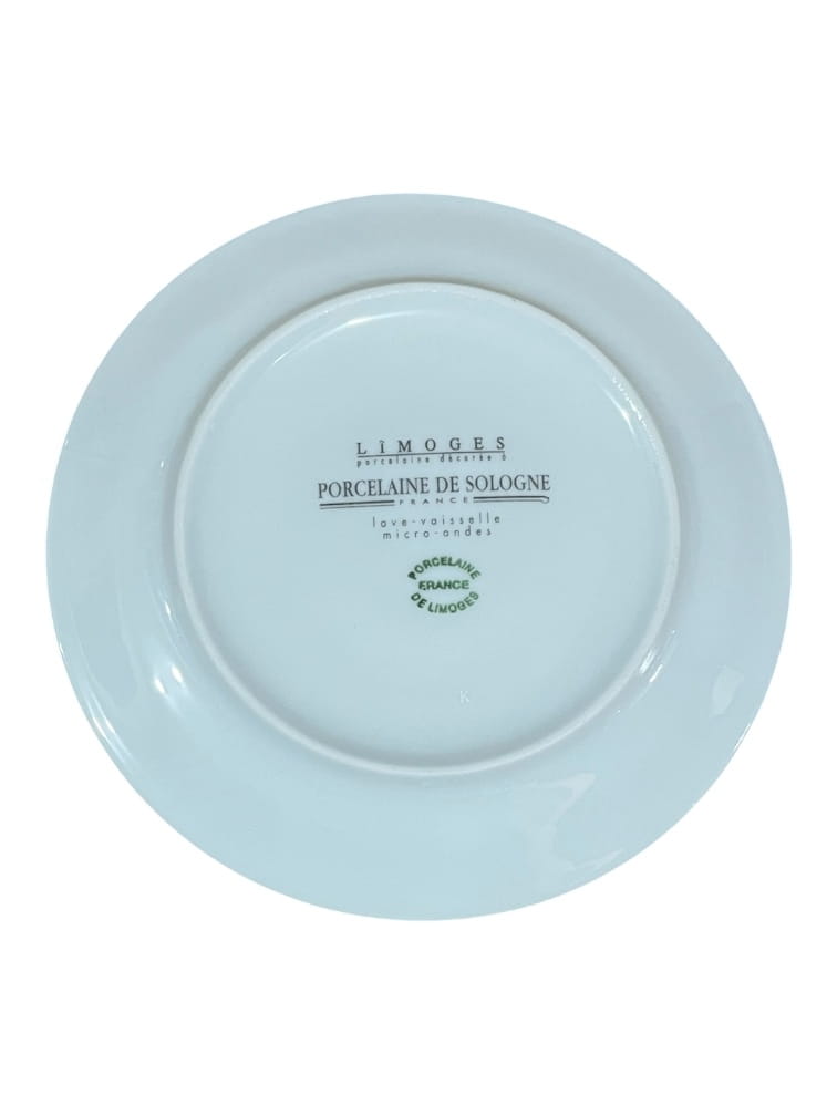 Piattino per tazza da caffè Sully porcellana di Limoges