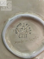 Piatto centrotavola in ceramica di Gubbio con Marchio del Mastro Giorgio