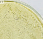 Piatto vetro ambra Colombetti Casa