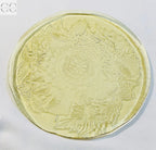 Piatto vetro ambra Colombetti Casa