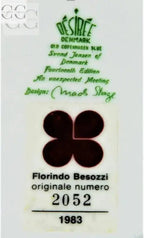 Piatto della Mamma 1983 di Florindo Besozzi, un pezzo da collezione in porcellana