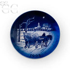 Piatto Natale 1998 Desiree Florindo Besozzi in Old Copenhagen blue decor