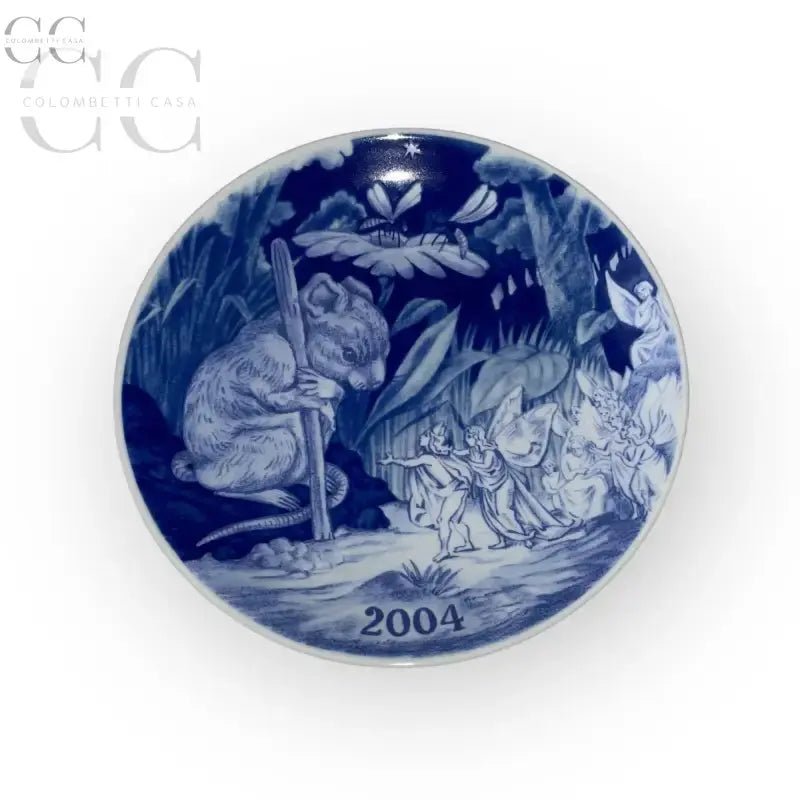 Piatto Natale 2004 Desiree Florindo Besozzi in Old Copenhagen Blue design