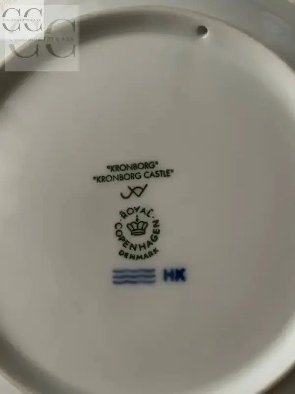 Piatto Natale 2000 porcellana Royal Copenhagen con marchio del produttore