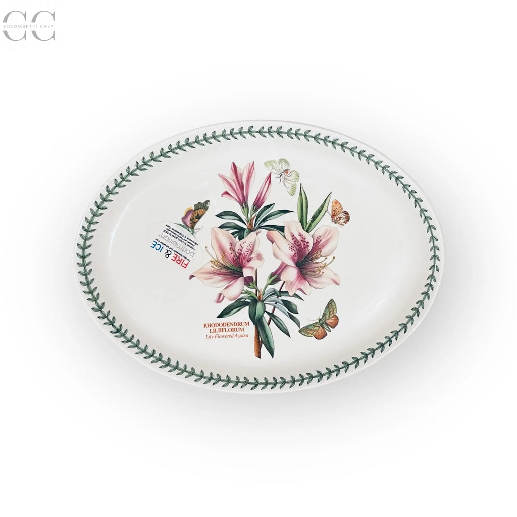 Piatto ovale Botanic Garden ceramica da forno Portmeirion Colombetti Casa