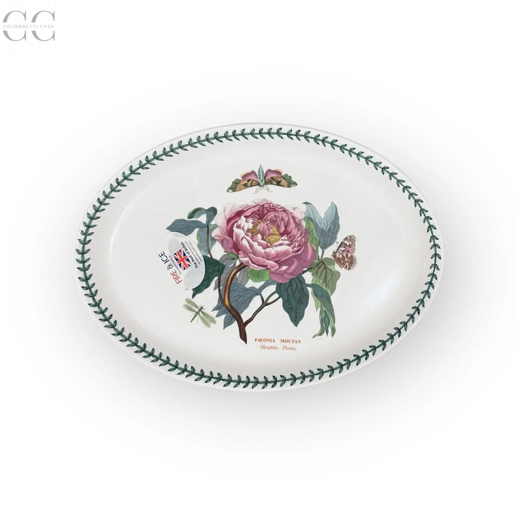 Piatto ovale Botanic Garden ceramica da forno Portmeirion Colombetti Casa