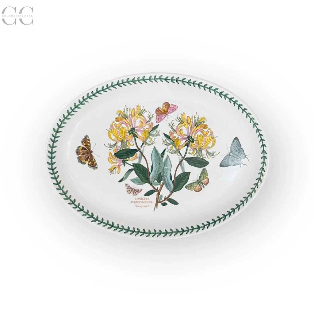 Piatto ovale Botanic Garden ceramica da forno Portmeirion Colombetti Casa