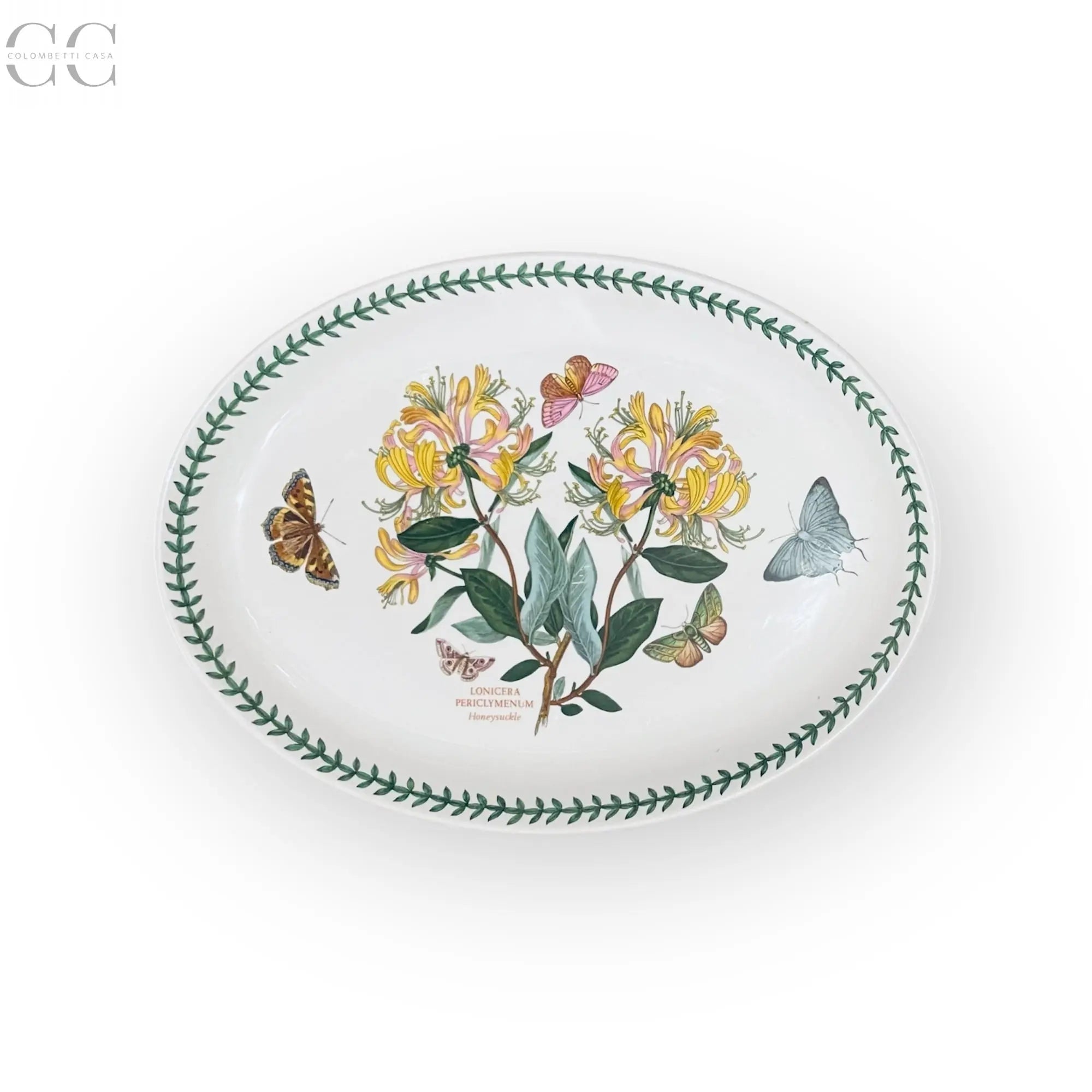 Piatto ovale Botanic Garden ceramica da forno Portmeirion Colombetti Casa