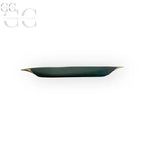 Vassoio ovale Mira colore porcellana Villeroy&Boch in verde scuro decorativo