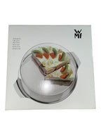 Piatto torta acciaio WMF con campana in plastica