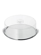 Piatto torta acciaio WMF con campana in plastica