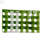 Piatto verde traforato in vetro Pitti Colombetti Casa