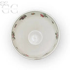 Ciotola Pomona Border in ceramica inglese con motivo floreale per antipasti