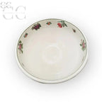 Ciotola in ceramica inglese con motivo floreale della linea Pomona Border