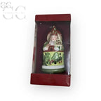 Ceramica Natale in scatola rossa, Porta candela Villeroy&Boch con fungo in porcellana