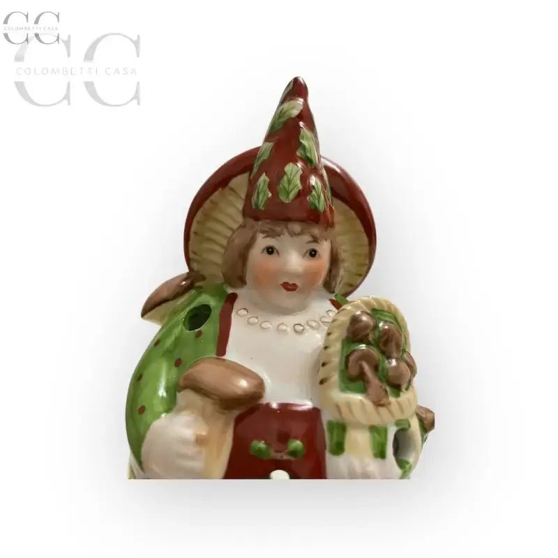 Figurina in porcellana a tema fungo della collezione Porta candela di Villeroy&Boch
