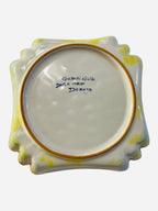 Porta dolci-svuota tasche in ceramica dipinta a mano Gialletti - Colombetti Casa