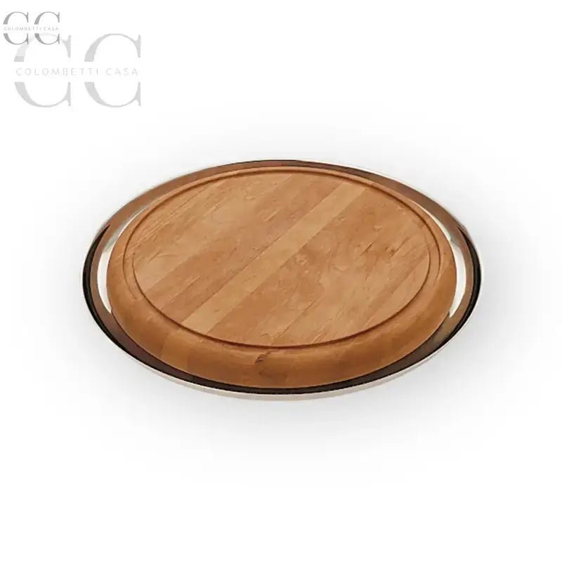 Piatto in legno ontano per portare tazze e tazzine, Serafino Zani