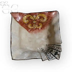 Piatto decorativo in ceramica Portadolci per tazze e tazzine di Gubbio CAFF