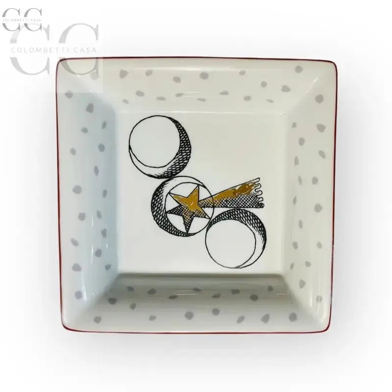 Dish in porcelain Richard Ginori con design celestiale per tazze e tazzine