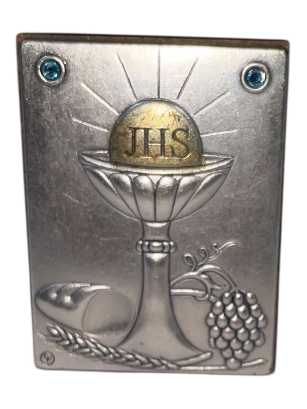 Prima Comunione lastra in argento