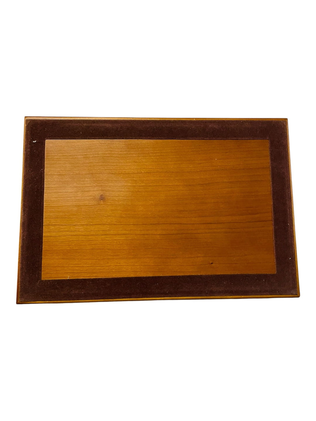 Scatola in legno con vetro decorato con rose - Colombetti Casa
