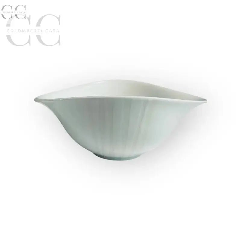 Scodella ovale Dune Lines bianco porcellana di Villeroy&Boch in elegante presentazione