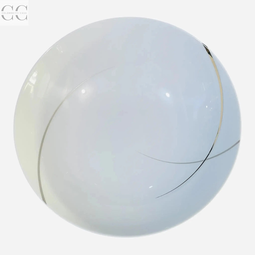 Set 12piatti filo platino Venezia porcellana Richard Ginori Colombetti Casa