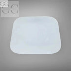 Piatto quadrato bianco della Porcellana Richard Ginori, design Giugiaro