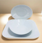 Set 18 piatti porcellana Richard Ginori bianco Giugiaro design - Colombetti Casa