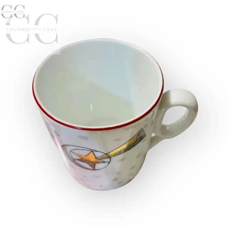 Mug in porcellana con design di stelle del Set 2 tazze Richard Ginori
