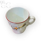 Mug in porcellana con design di stelle del Set 2 tazze Richard Ginori