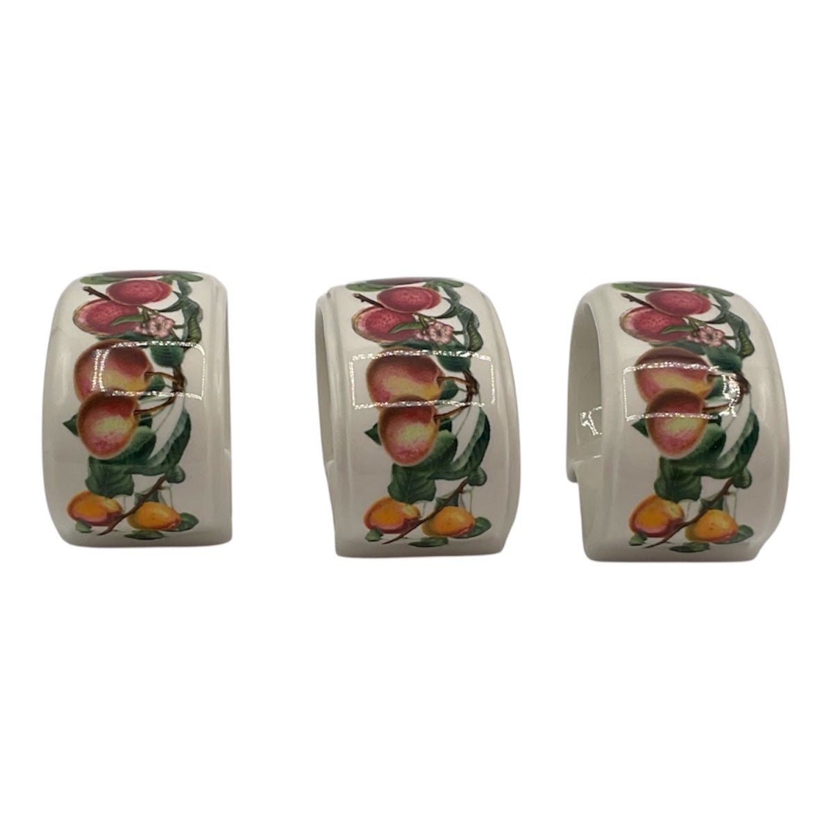 Set 3 portatovaglioli Pomona ceramica Portmeirion - Colombetti Casa