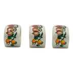 Set 3 portatovaglioli Pomona ceramica Portmeirion - Colombetti Casa