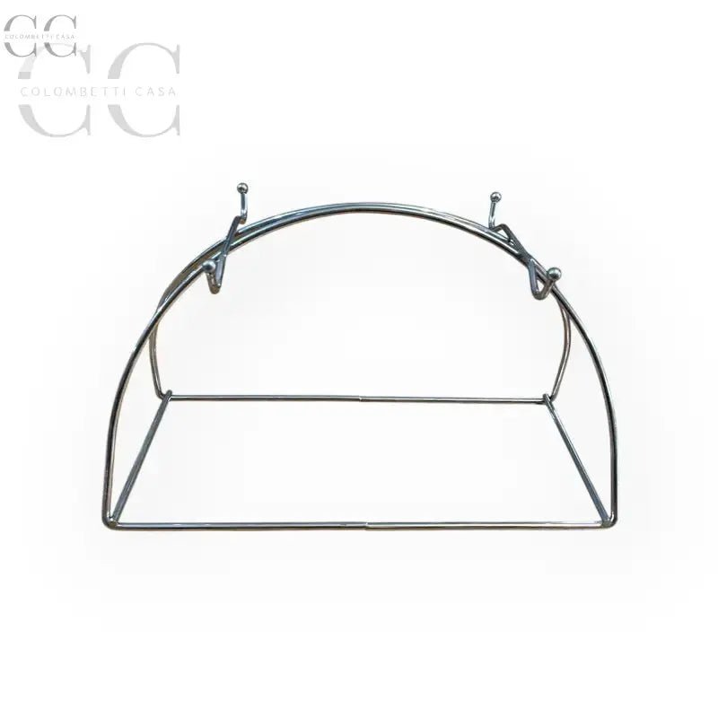 Supporto in metallo cromato per Set 4 tazze in porcellana Finecasa