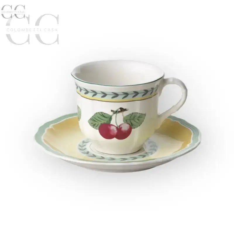 Tazzine Cherry-themed in Set 5, porcellana Villeroy&Boch, eleganti e decorative