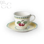 Tazzine Cherry-themed in Set 5, porcellana Villeroy&Boch, eleganti e decorative