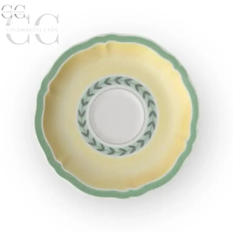 Piatto decorativo giallo e verde per Set 5 tazzine da caffè Villeroy&Boch