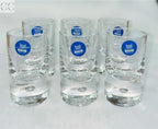 Set 6 bicchieri liquore- amaro cristallo cristalleria Europa Zurigo Colombetti Casa