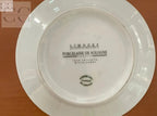 Piatto in porcellana Limoges bianca del Set 6 coppette porcellana Limoges